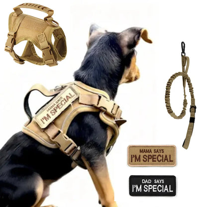 Arnés Táctico Ajustable para Perros Pequeños y Gatos