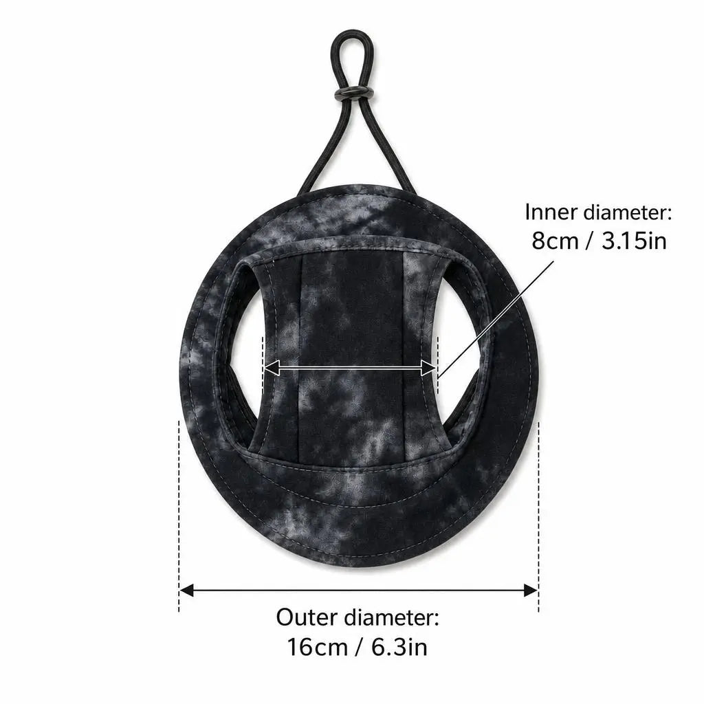 Sombrero Bucket Ajustable para Perros Pequeños