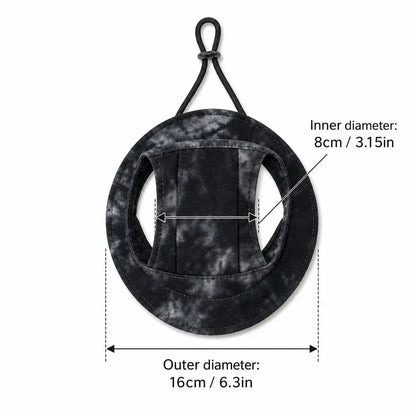 Sombrero Bucket Ajustable para Perros Pequeños