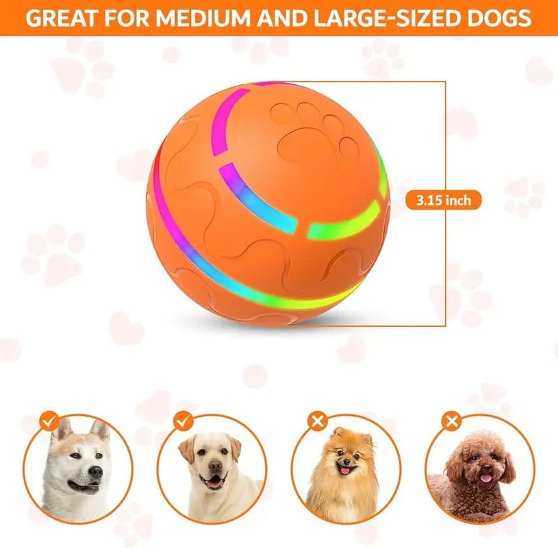 Pelota Inteligente Vibradora para Perros y Gatos