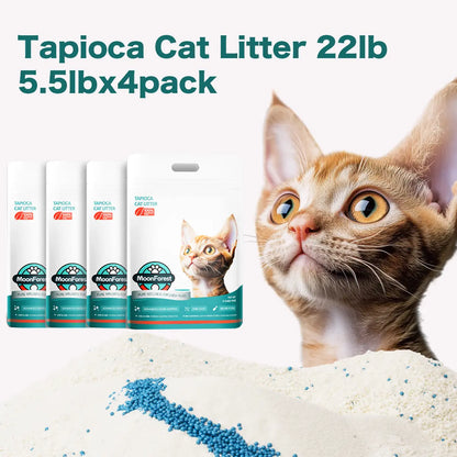 Arena Sanitaria de Tapioca MoonForest para Gatos con Control de Olores