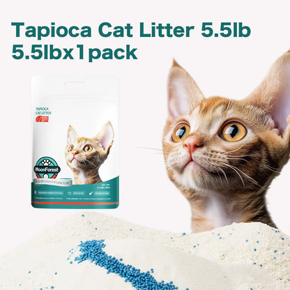 Arena Sanitaria de Tapioca MoonForest para Gatos con Control de Olores