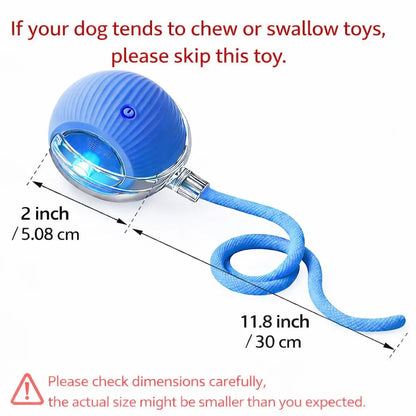 Pelota Interactiva Recargable para Perros y Gatos con Cola Móvil