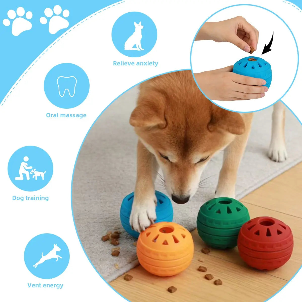 Pelota Dispensadora de Premios para Perros