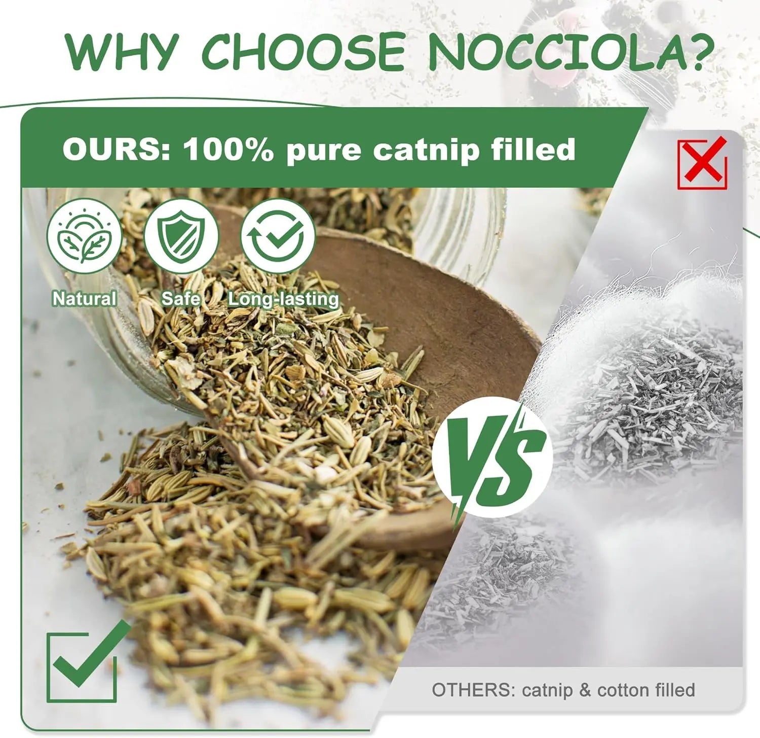 Pack de 3 Juguetes de Catnip Natural para Gatos