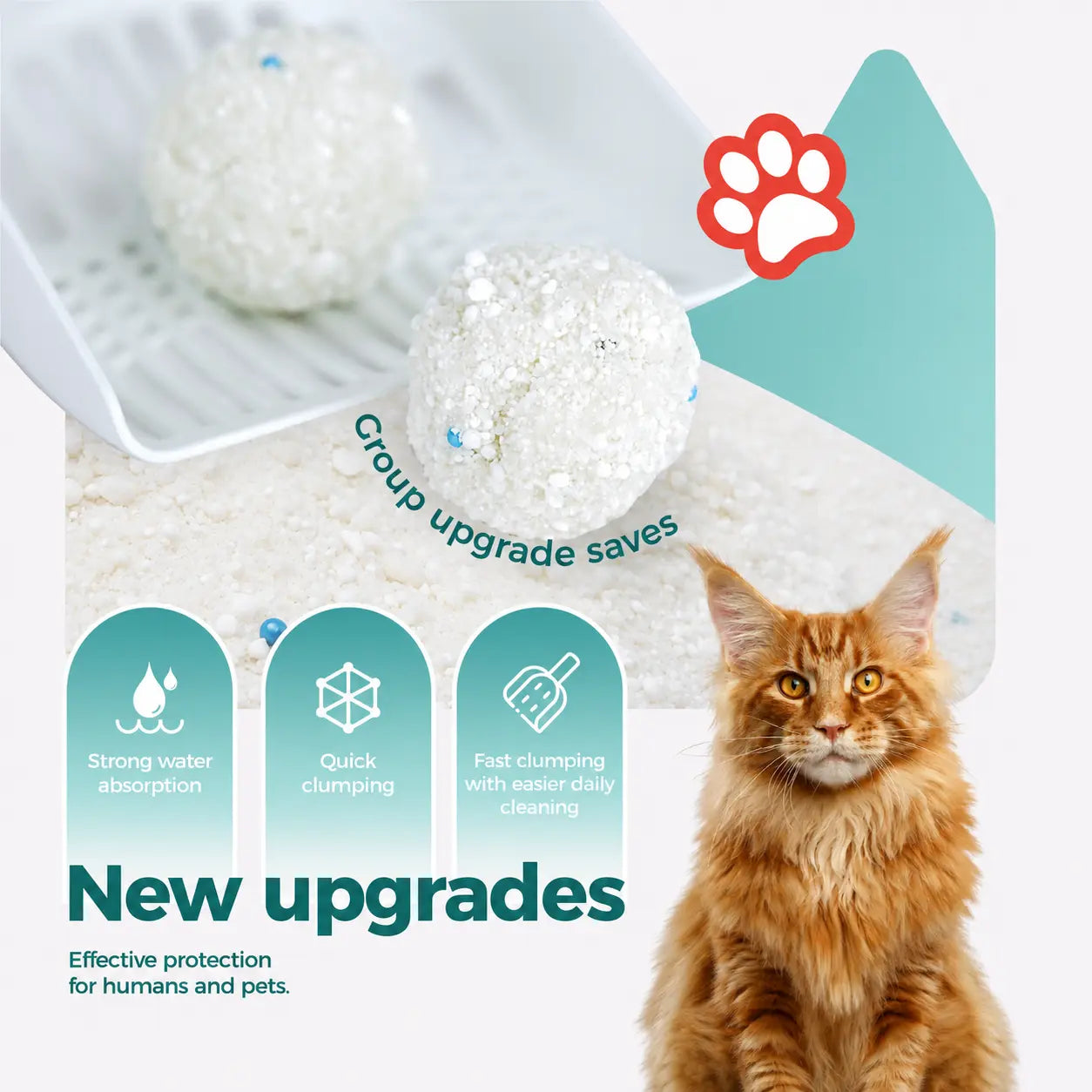 Arena Sanitaria de Tapioca MoonForest para Gatos con Control de Olores