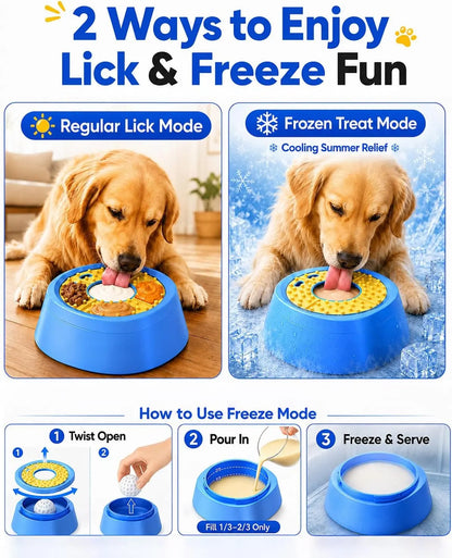 Comedero Interactivo Slow Feeder 2 en 1 para Perros y Gatos