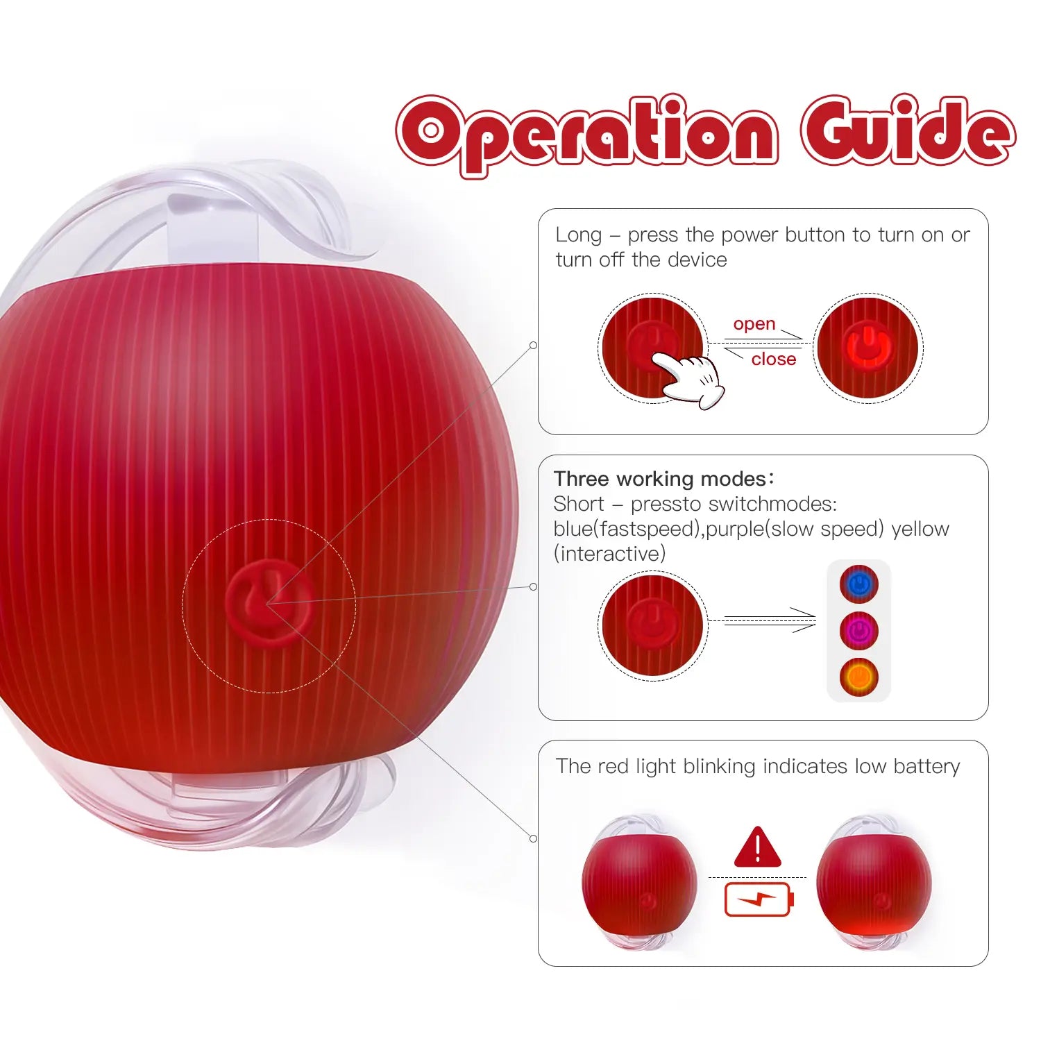 Pelota Interactiva Recargable para Perros y Gatos con Cola Móvil