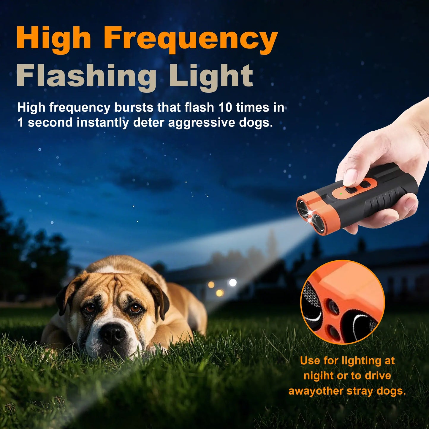 Dispositivo Ultrasónico de Entrenamiento y Control de Ladridos para Perros
