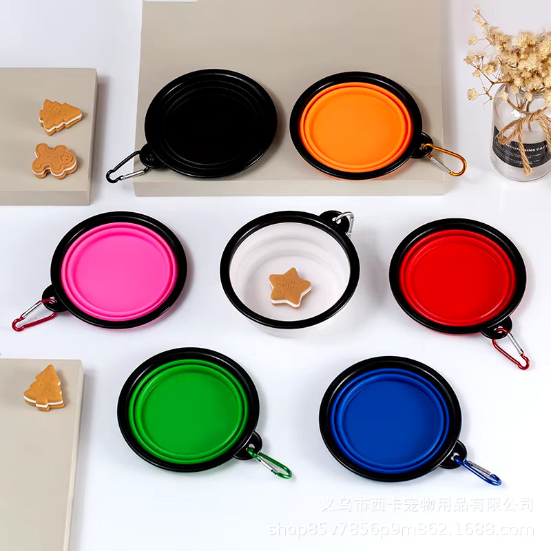 Tazón Plegable Portátil para Perros y Gatos