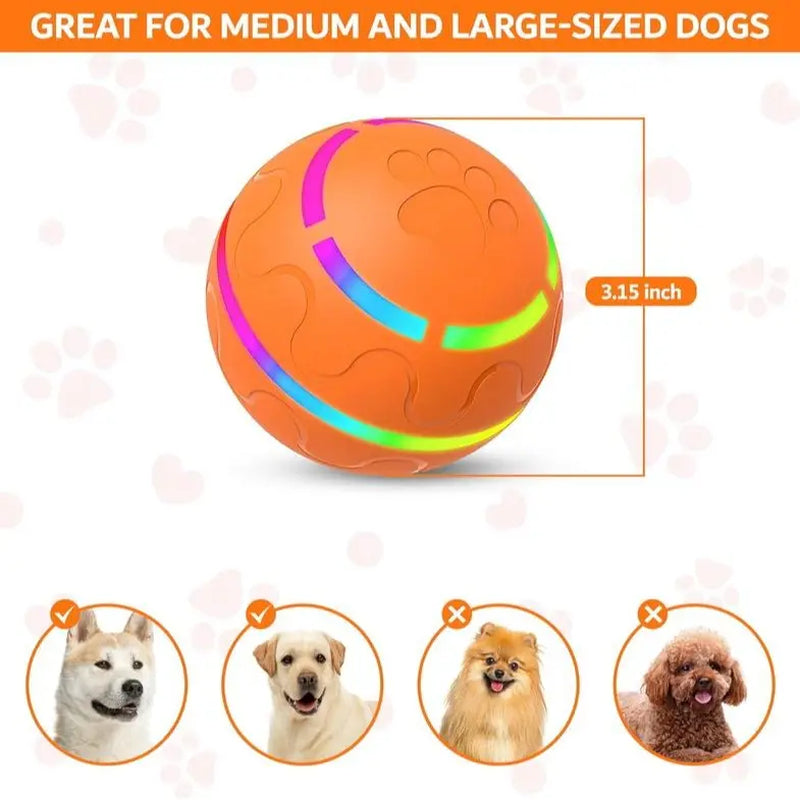 Pelota Inteligente Vibradora para Perros y Gatos