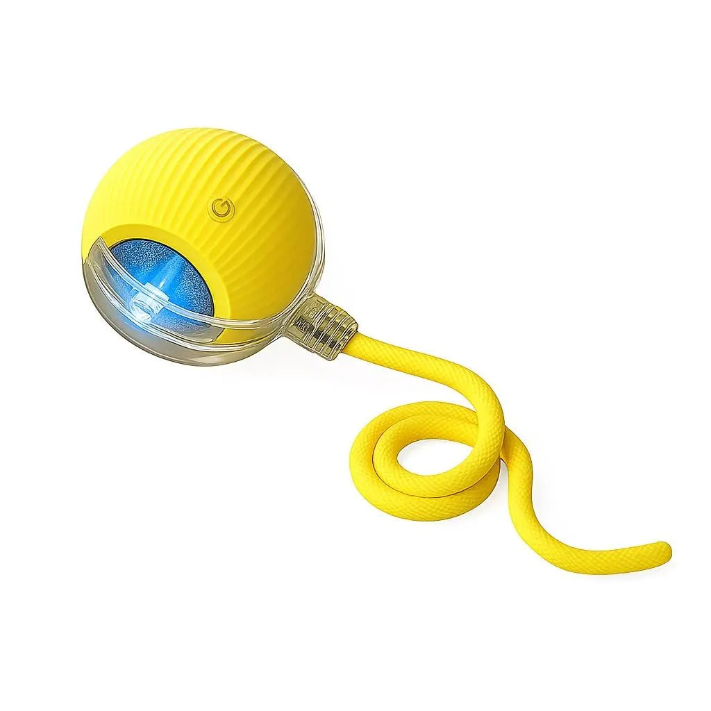 Pelota Interactiva Recargable para Perros y Gatos con Cola Móvil